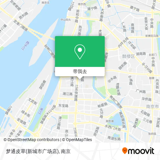 梦通皮草(新城市广场店)地图