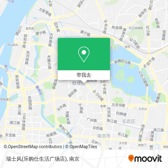 瑞士风(乐购仕生活广场店)地图