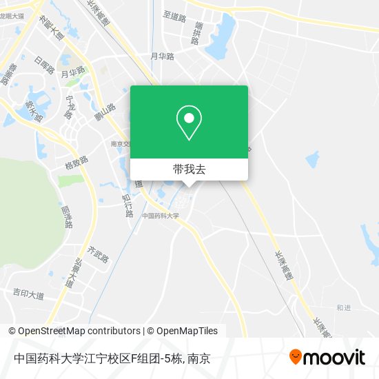 中国药科大学江宁校区F组团-5栋地图