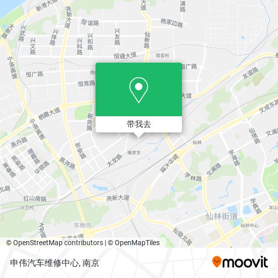 申伟汽车维修中心地图