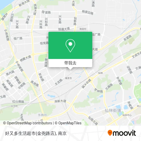 好又多生活超市(金尧路店)地图
