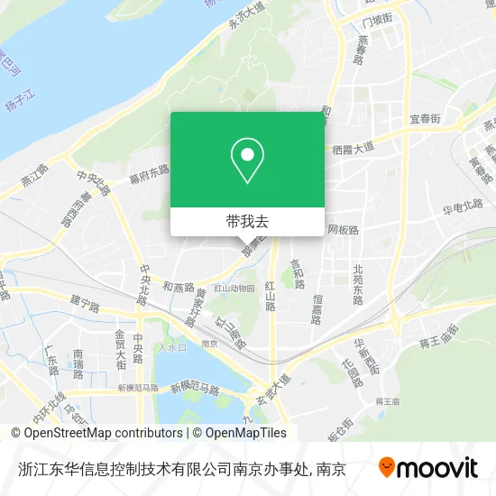 浙江东华信息控制技术有限公司南京办事处地图