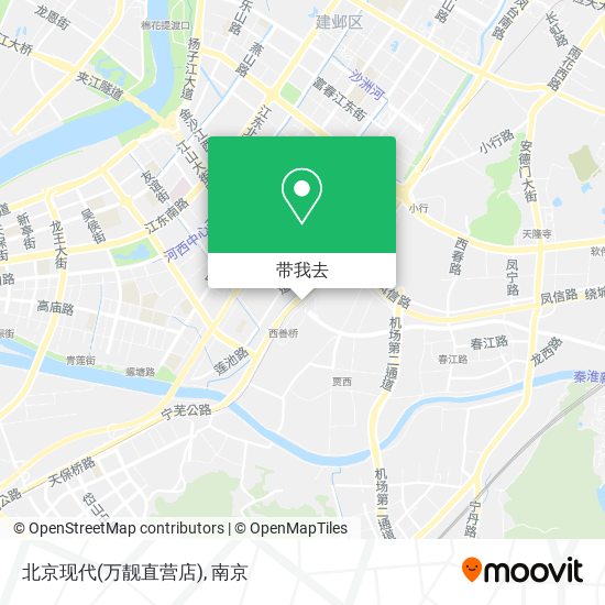 北京现代(万靓直营店)地图