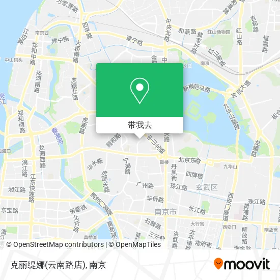 克丽缇娜(云南路店)地图