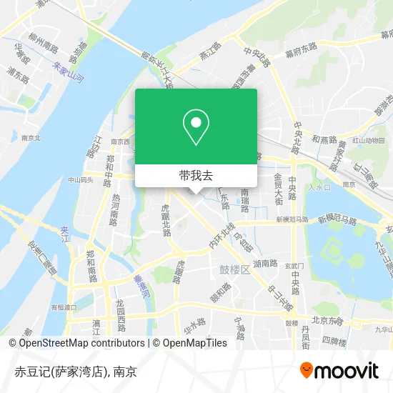 赤豆记(萨家湾店)地图