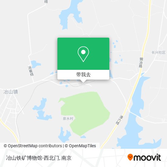 冶山铁矿博物馆-西北门地图