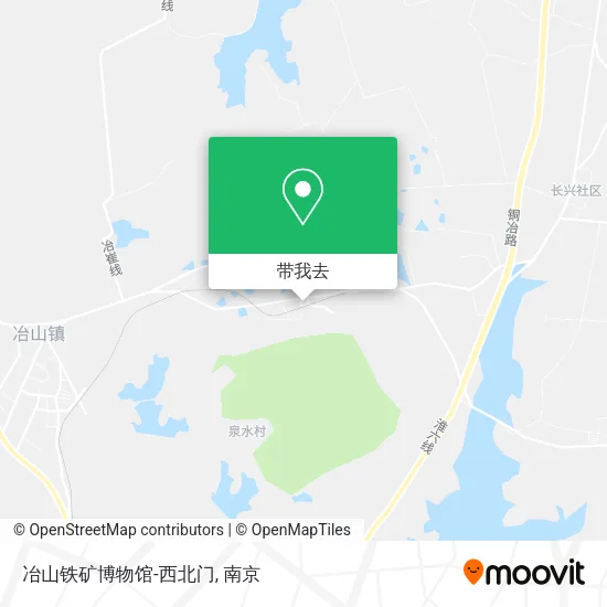 冶山铁矿博物馆-西北门地图