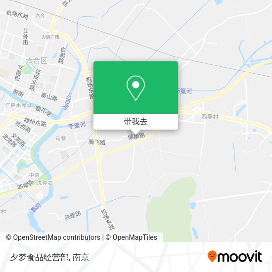 夕梦食品经营部地图