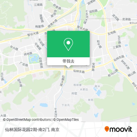 仙林国际花园2期-南2门地图