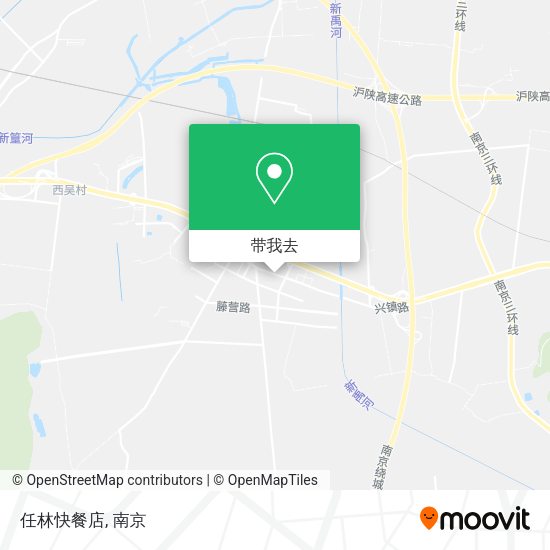 任林快餐店地图