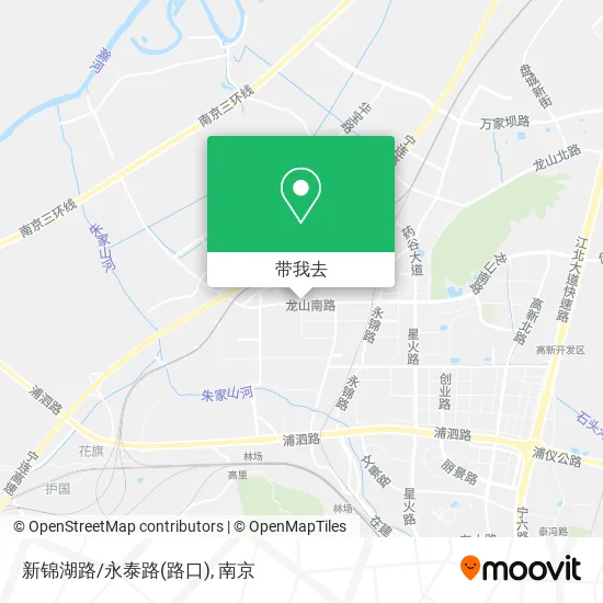 新锦湖路/永泰路(路口)地图