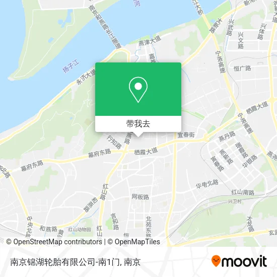 南京锦湖轮胎有限公司-南1门地图