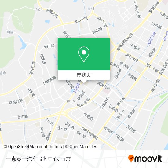 一点零一汽车服务中心地图