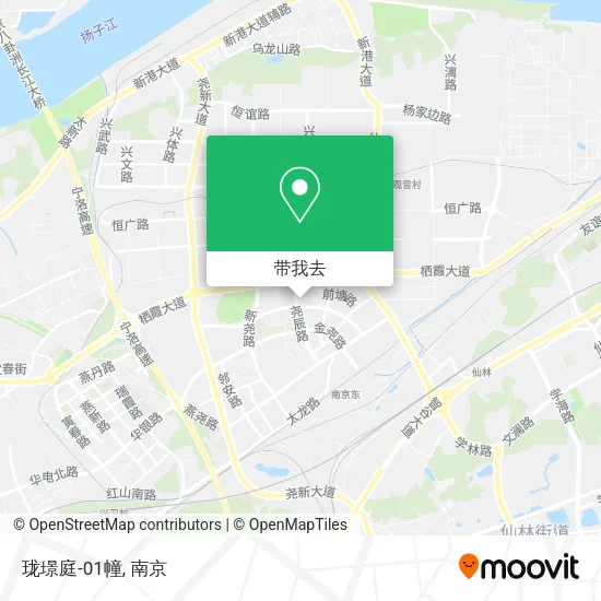 珑璟庭-01幢地图