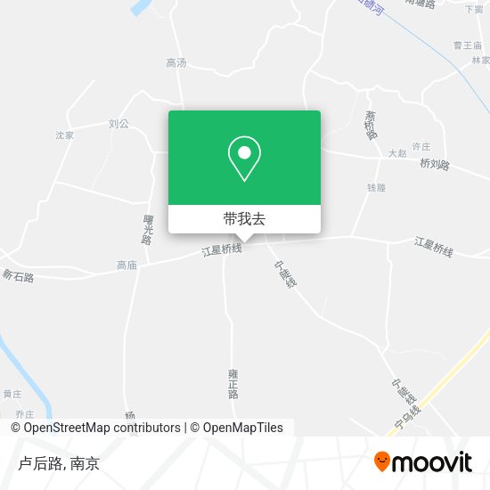 卢后路地图