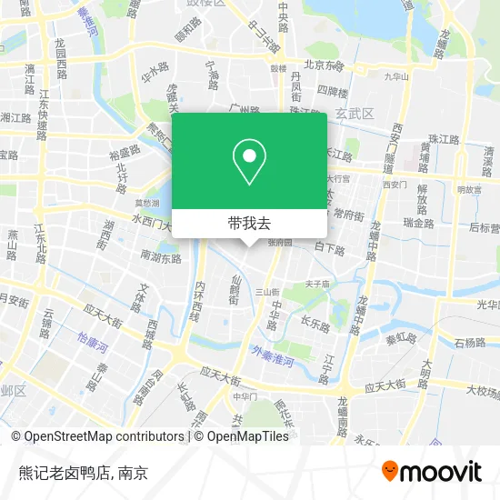 熊记老卤鸭店地图