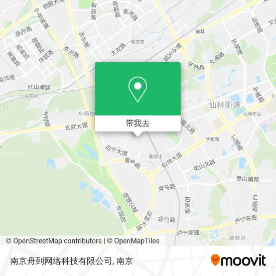 南京舟到网络科技有限公司地图