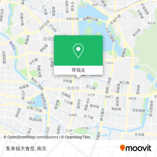 客来福大食堂地图