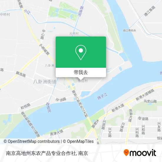 南京高地州东农产品专业合作社地图