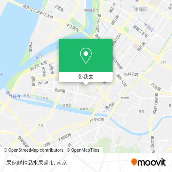 果然鲜精品水果超市地图