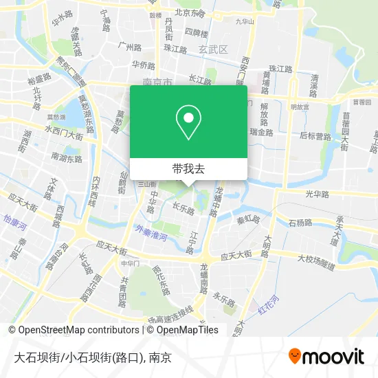 大石坝街/小石坝街(路口)地图