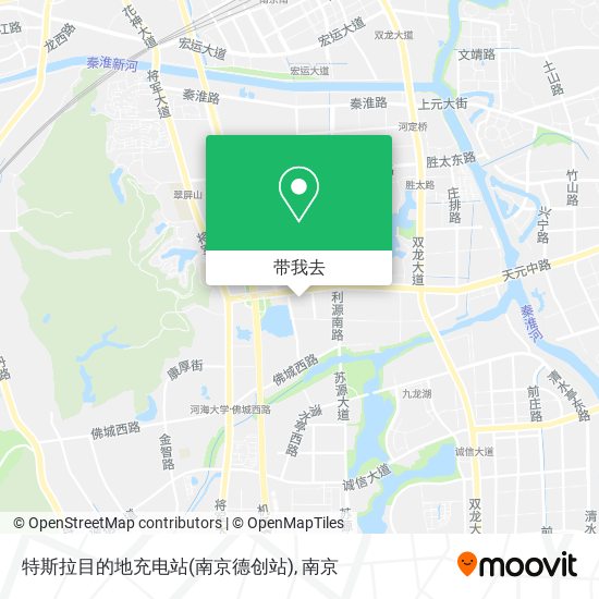 特斯拉目的地充电站(南京德创站)地图