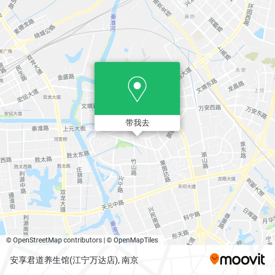 安享君道养生馆(江宁万达店)地图