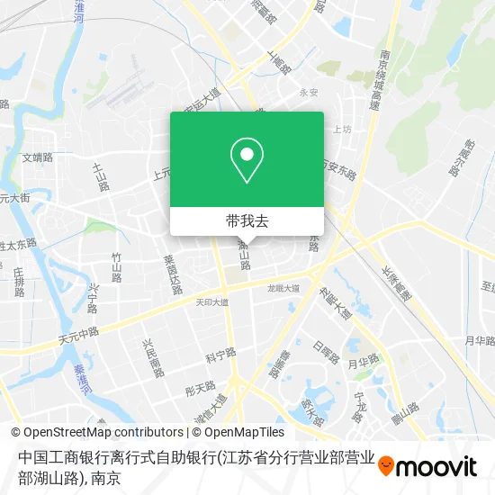 中国工商银行离行式自助银行(江苏省分行营业部营业部湖山路)地图