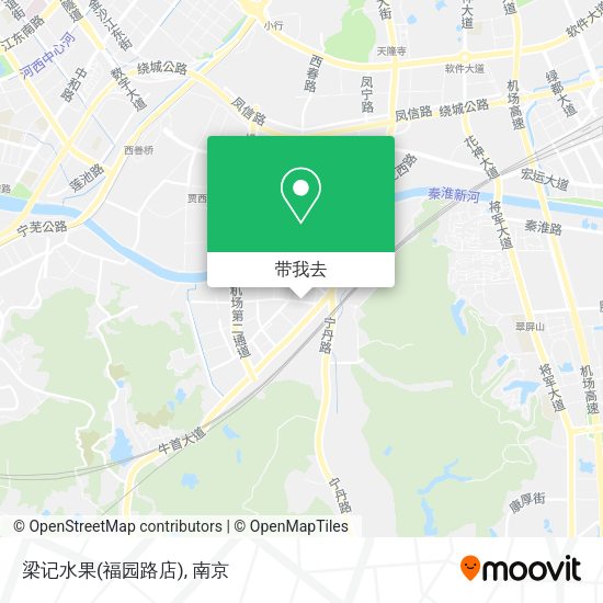 梁记水果(福园路店)地图