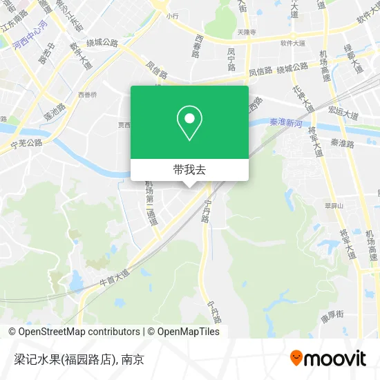 梁记水果(福园路店)地图