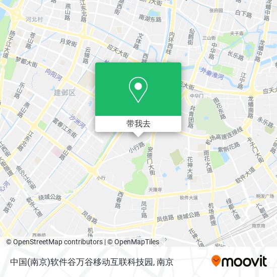 中国(南京)软件谷万谷移动互联科技园地图