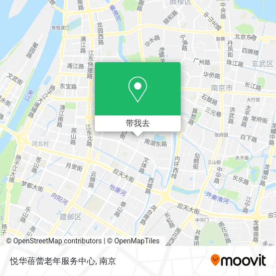 悦华蓓蕾老年服务中心地图