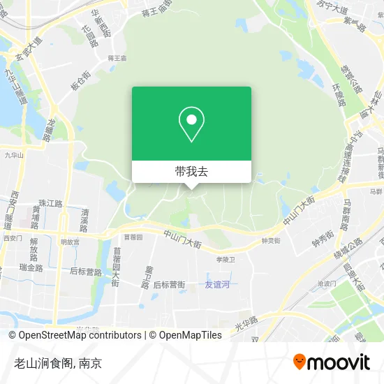 老山涧食阁地图
