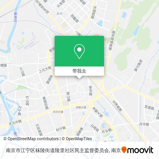 南京市江宁区秣陵街道陵里社区民主监督委员会地图