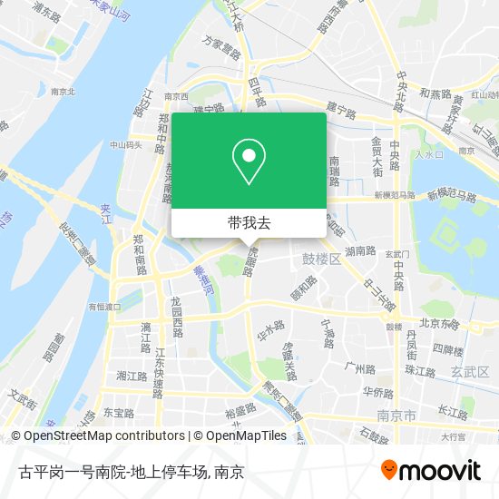 古平岗一号南院-地上停车场地图