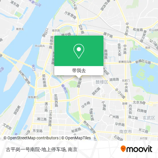 古平岗一号南院-地上停车场地图