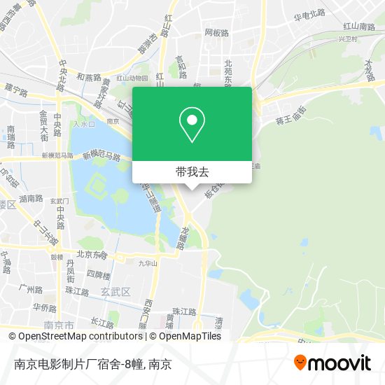 南京电影制片厂宿舍-8幢地图