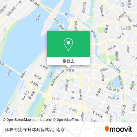 珍衣阁(苏宁环球商贸城店)地图