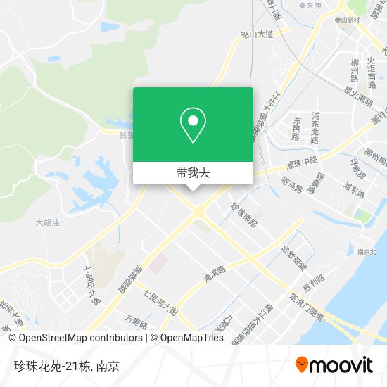 珍珠花苑-21栋地图