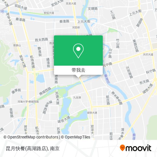 昆月快餐(高湖路店)地图