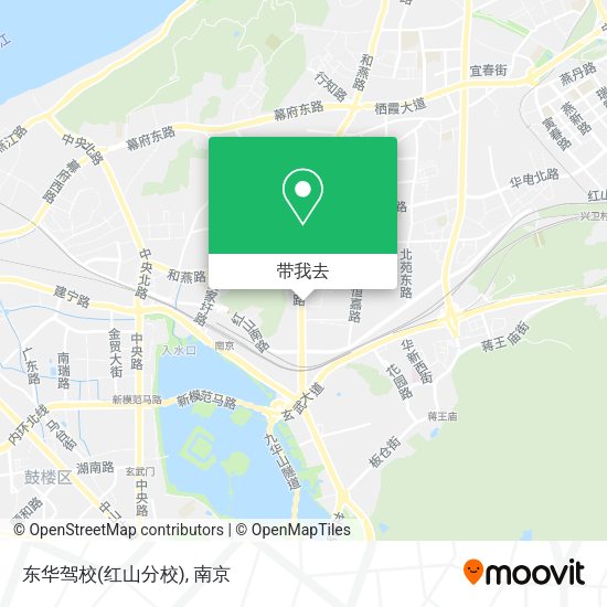 东华驾校(红山分校)地图