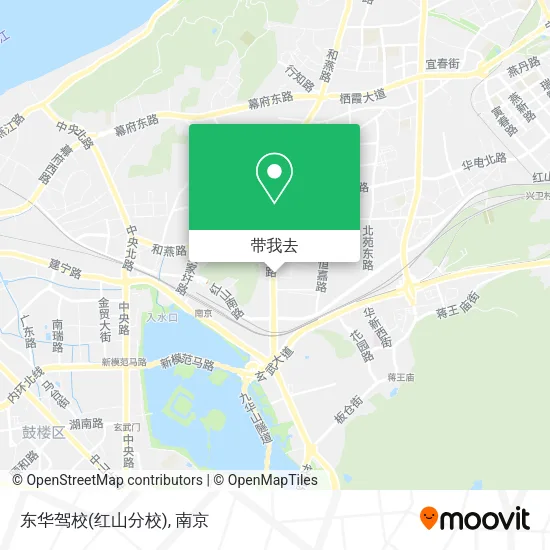东华驾校(红山分校)地图