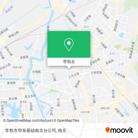 常熟市华东基础南京分公司地图