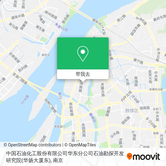 中国石油化工股份有限公司华东分公司石油勘探开发研究院(华扬大厦东)地图