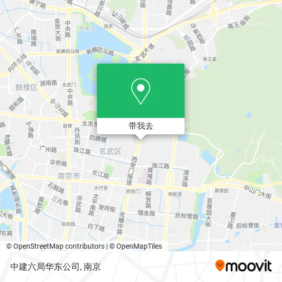 中建六局华东公司地图