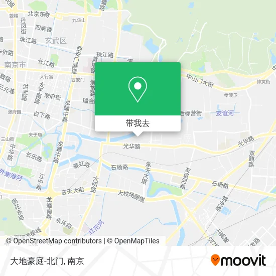 大地豪庭-北门地图