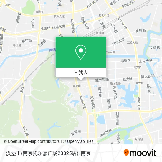 汉堡王(南京托乐嘉广场23825店)地图