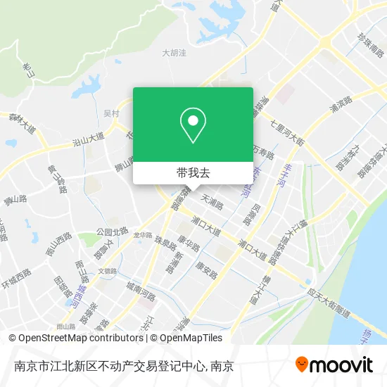 南京市江北新区不动产交易登记中心地图