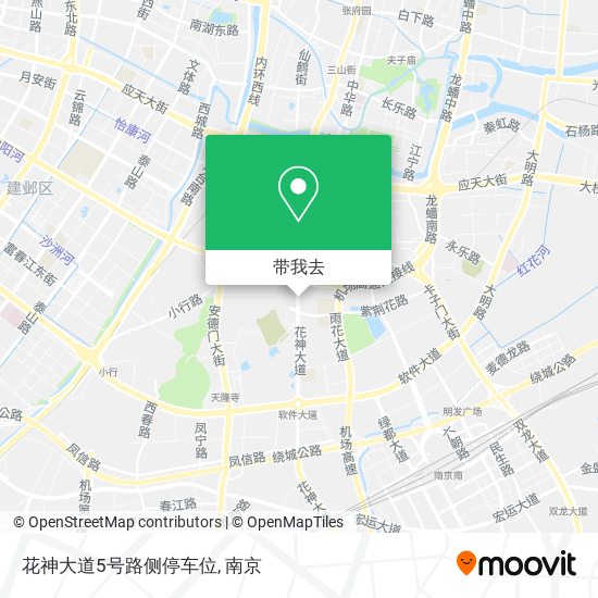 花神大道5号路侧停车位地图