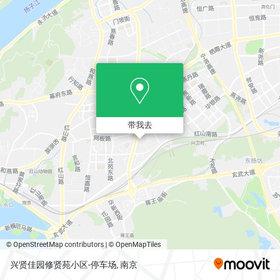 兴贤佳园修贤苑小区-停车场地图